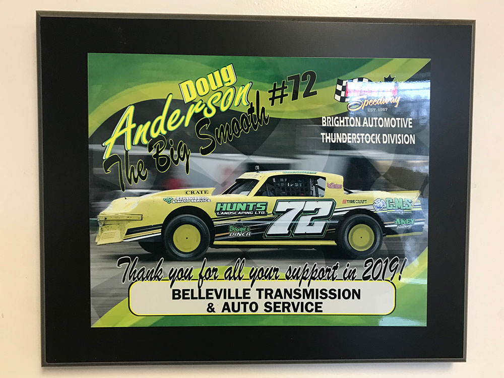 Doug Anderson picture thanking for 2019 sponsorship