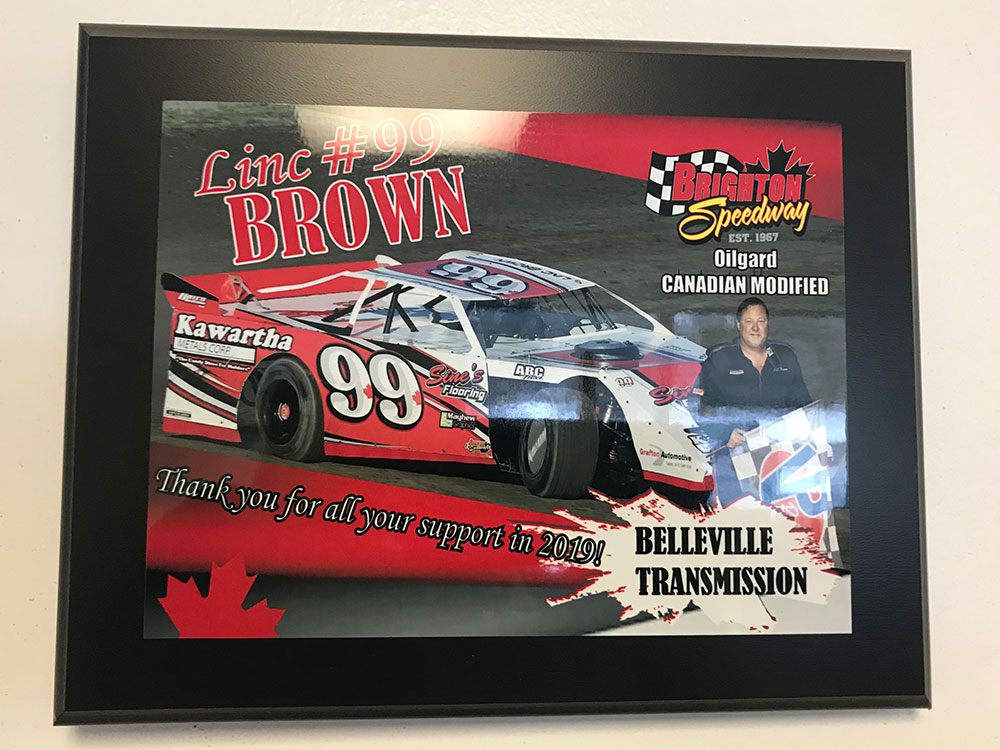 Linc Brown picture thanking for 2019 sponsorship